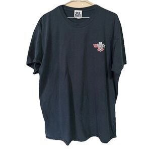 Old Guys Rule — Unsafe at Any Speed | Men's Black Faded T-Shirt XL Racing Flags